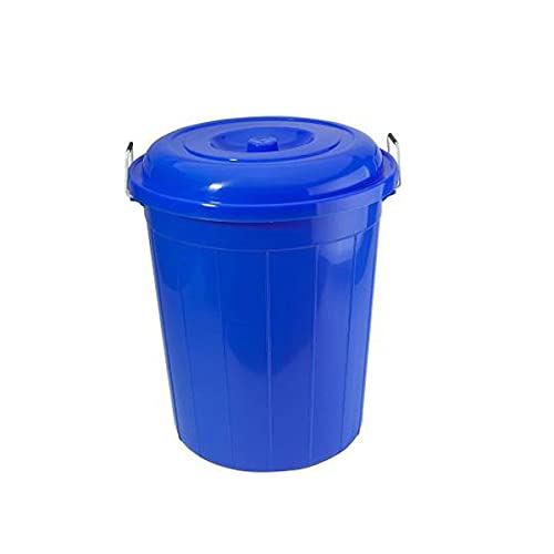 DHWANI ENTERPRISE (Ratan) Plastic, [50 Ltr, Multi Colour], with Lid Multipurpose Plastic Storage Bucket DRUM 50LTR WITH CHECK DUSTER CLOTH FREE(GIVE ORDER MAXIMUM 1 QTY WE CANT DISPETCH MORE THAN 1 QTY)
