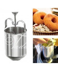 kriya Stainless Steel MEDUVADA Maker for Perfectly Shaped & Crispy Medu Vada, Hygienic Without Any Hassle.