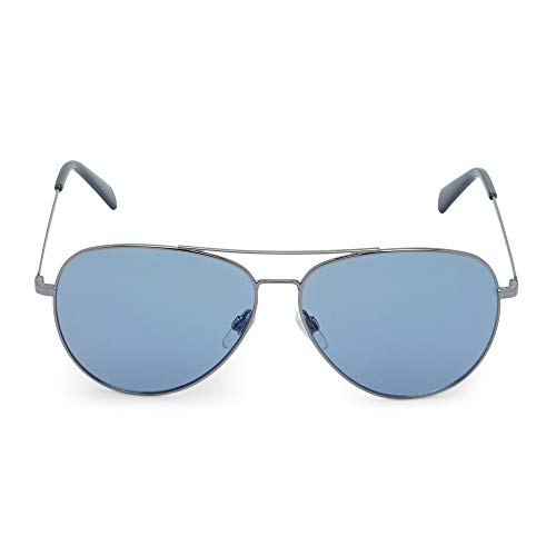 Levi's Men's Non-Polarized Blue Lens Metal Pilot Sunglasses LV 1006/S