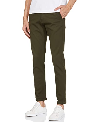US Polo ASSN. Cross Pocket TRS - Dobby, 32 Slim Trouser (USTROO0259_Olive_32)