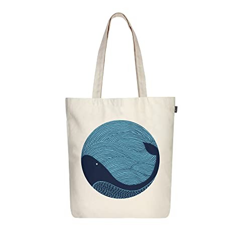 Eco Right Canvas Tote Bags for Women with Zip, College Bag for Girls, 100% Organic Cotton Tote Bag for Shopping, Travel & Beach