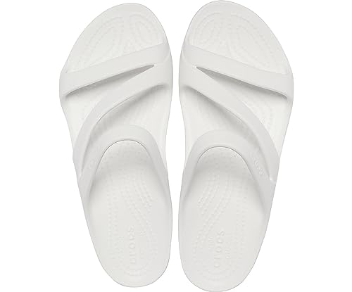 Crocs Women KadeeII White Sandal- (206756-100) - 4 UK Women (W6)