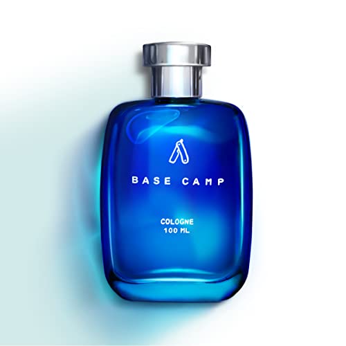 Ustraa Base Camp Cologne - 100 ml - Perfume for Men | Cool, Crisp Fragrance of the Mountains | Long-lasting | Zingy, Aquatic Notes with Fresh Masculine Fragrance