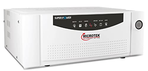 Microtek Super Power 1200 Pure Sinewave 1100VA/12V Inverter, Support 1 Battery With 2 Year Warranty for Home, Office & Shops