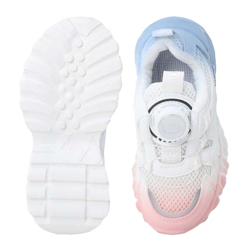 Hopscotch Girls Mesh Solid Athletic Shoes in Pink Color, UK:3 (XRX-4544121)