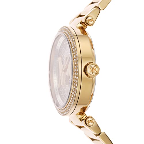 Michael Kors Parker Analog Gold Dial Women's Watch-MK7283