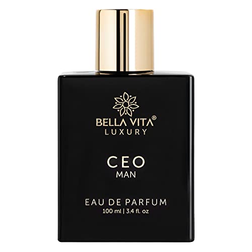 Bella Vita Luxury CEO MAN Eau De Parfum Perfume for Men with Lemon, Lavender, Tonka & Agarwood|Woody & Spicy Long Lasting EDP Fragrance Scent, 100 Ml