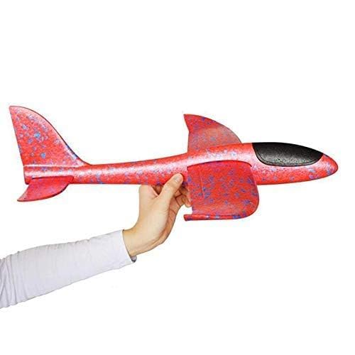 BELOXY Kids Toys Hand Throw Flying Glider Planes Foam Aeroplane Model Party Bag Fillers Flying Glider Plane Toys for Kids Game (Pack of 1) Multicolor