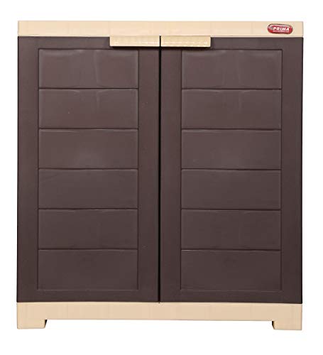 Prima Alfa 1 Plastic Cabinet for Storage | Space Organizer | Shelves | Cupboard | Living Room | Kids | Multipurpose for Home Kitchen & Office
