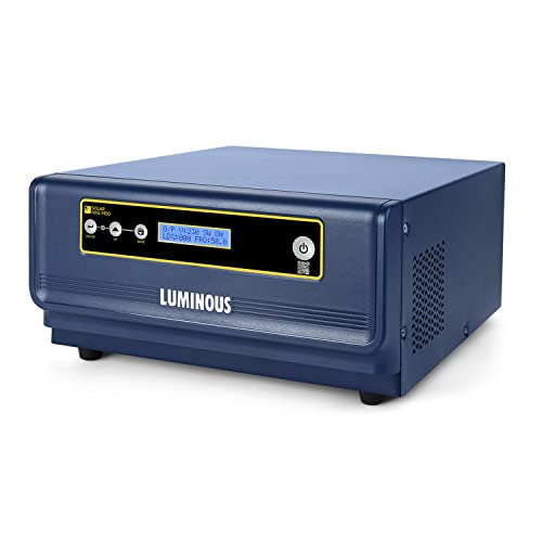 Luminous NXG 1450 Pure Sinewave Solar Inverter With ISOT Technology, Intelligent Load Sharing For Home, Office, and Shops (2-Year Warranty, Blue)