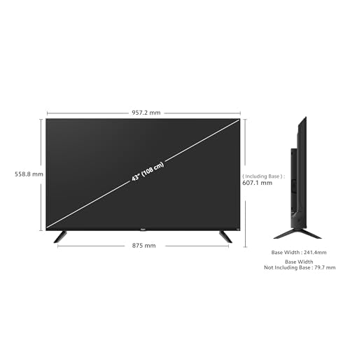 Redmi 108 cm (43 inches) F Series 4K Ultra HD Smart LED Fire TV L43R8-FVIN (Black)