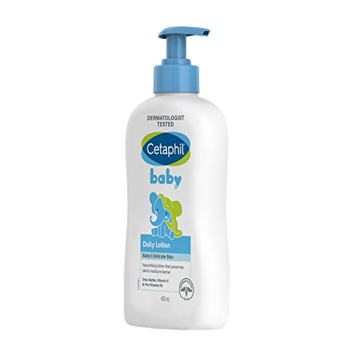 Cetaphil Baby Daily Lotion, White, Shea Butter, 400 ml