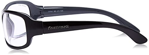 Fastrack Men's 100% UV protected White Lens Sporty Sunglasses