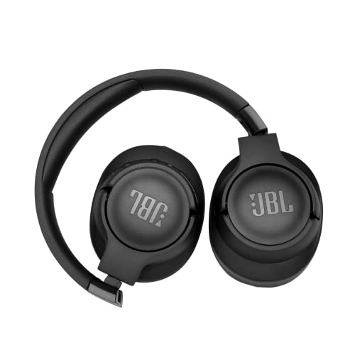 JBL Tune 760NC, Wireless Over Ear Active Noise Cancellation Headphones with Mic, up to 50 Hours Playtime, Pure Bass, Dual Pairing, AUX & Voice Assistant Support for Mobile Phones (Black)