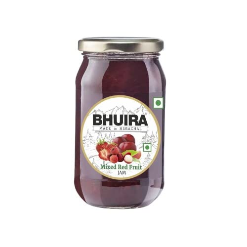 Bhuira | All Natural Jam Mixed Red Fruit | No Added preservatives | No Artificial Color Added|240g | Pack of 1