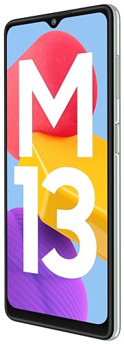 Samsung Galaxy M13 (Aqua Green, 4GB, 64GB Storage) | 6000mAh Battery | Upto 8GB RAM with RAM Plus