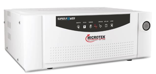 Microtek Super Power 800 Advanced Digital 700VA/12V Inverter, Support 1 Battery with 2 Year Warranty for Home, Office & Shops