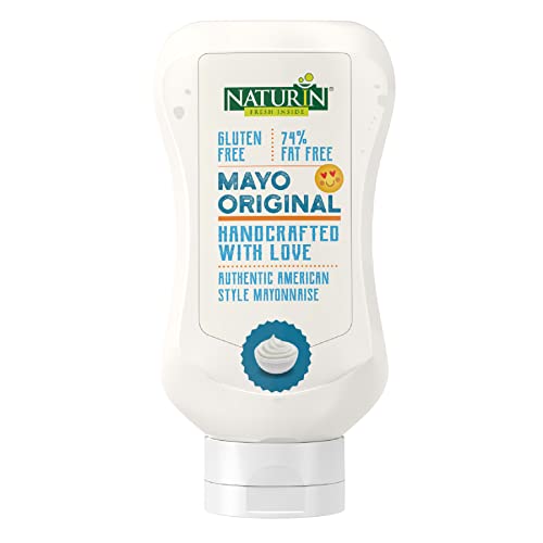 Naturin Mayo Original - Smooth & Creamy Eggless Mayonaise - 100% Vegeterian - Bursting Rich Indian Flavoured Dip Sauce (290gm)