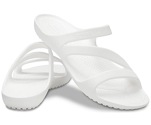 Crocs Women KadeeII White Sandal- (206756-100) - 4 UK Women (W6)