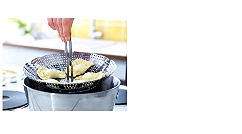 Ikea Stainless Steel Steamer Basket- Multicolour