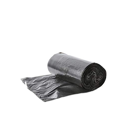 Amazon Brand - Presto! Oxo-Biodegradable Garbage Bags, Medium -(19 x 21 inches) - 30 bags/roll (Pack of 6, Black)