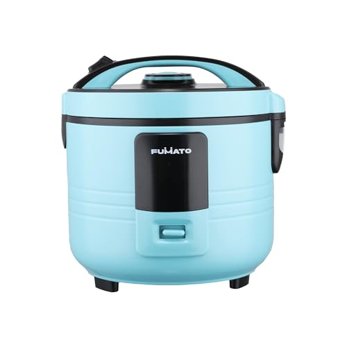 The Better Home FUMATO Rice Cooker 1.5L 500W | 3-in-1 Electric Cooker, Boiler & Steamer | Aluminum Pot, Keep Warm Function, Cool Touch Body, Includes Measuring Cup | 1 Year Warranty (Misty Blue)