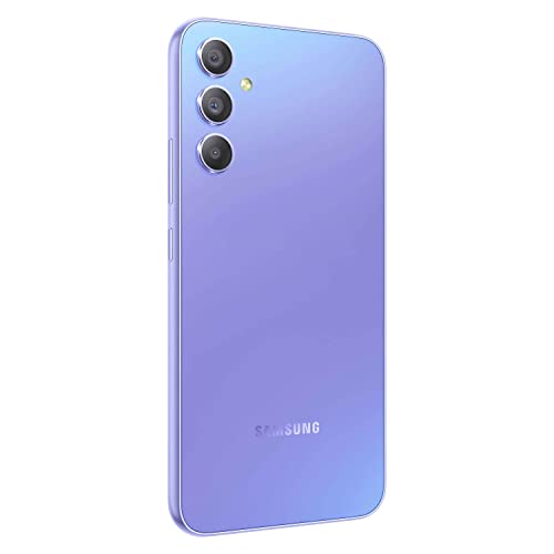 Samsung Galaxy A34 5G (Awesome Violet, 8GB, 128GB Storage) | 48 MP No Shake Cam (OIS) | IP67 | Gorilla Glass 5 | Voice Focus | Without Charger