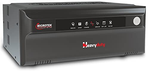 Microtek Heavy Duty 1550 Advanced Digital 1250VA/12V Inverter, Support 1 Battery with 2 Year Warranty for Home, Office & Shops