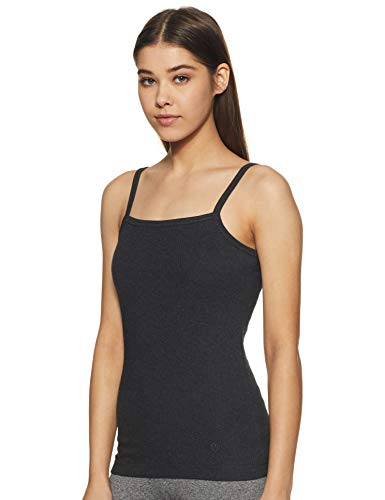 Van Heusen Women Anti Bacterial Thermal Camisole - Sleeveless_77204_Charcoal Melange_S