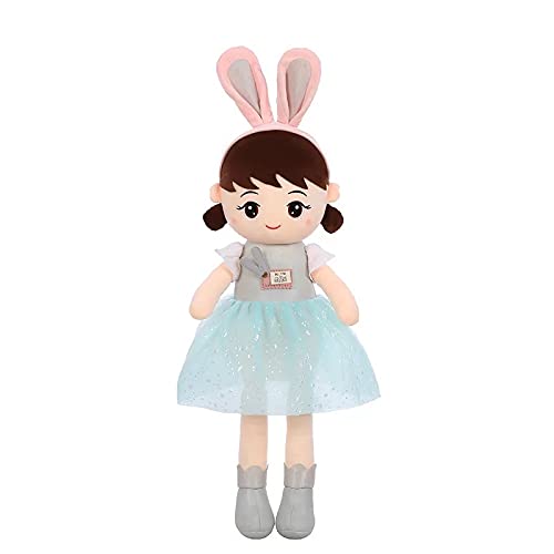 SCOOBA Super Soft Bunny Doll Single Piece Stuffed Toy- Polyfill Washable Cuddly Soft Plush Toy - Helps to Learn Role Play - 100% Safe for Kids (Medium)