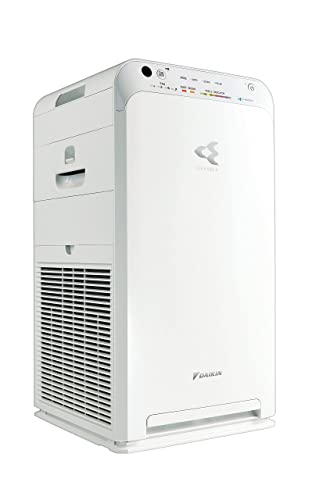 Daikin MC55XVM6 Air Purifier, Lifetime Supply of HEPA Filter, Lifetime Odour Filter, Dual Technology Flash Streamer & Active Plasma, 440 Sq. Feet coverage, Healthy air all year.