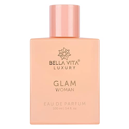 Bella Vita Luxury GLAM Woman Eau De Parfum For Her with Jasmine, White Honey, Rose, Virginia Cedar | Floral - Premium & Long Lasting Fragrance EDP For Women | 100 ML