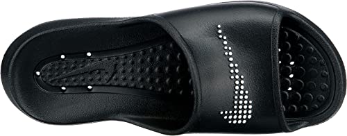 Nike womens VICTORI ONE SHWER SLIDE BLACK/WHITE-BLACK Slide Sandal - 4.5 UK (CZ7836-001)