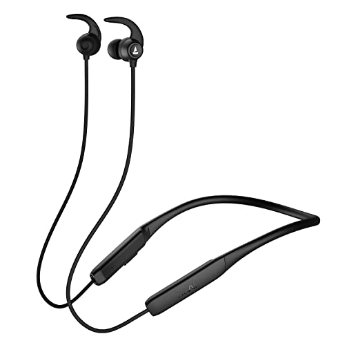 boAt Rockerz 255 Neo in-Ear Bluetooth Neckband with Mic with ENx Tech, Smart Magnetic Buds, ASAP Charge, Upto 25 Hours Playback, 12MM Drivers, Beast Mode, Dual Pairing (Active Black)