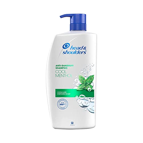 Head & Shoulders Cool Menthol Anti Dandruff Shampoo for Women & Men, 1L