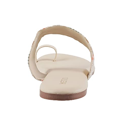 Metro Women Beige Flat Sandal UK/5 EU/38 (32-1702)