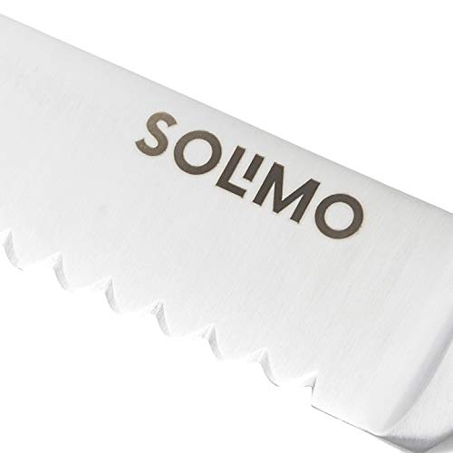 Amazon Brand - Solimo Stainless Steel Bread Knife (20cm)