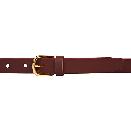 SIDEWOK Combo of Plain Casual Sleek Belts For Women/Girls (Brown & Tan)(SDWK-GLBL-07-08)