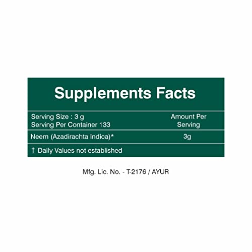 Jain Neem Azadirachta Indica Powder 400g