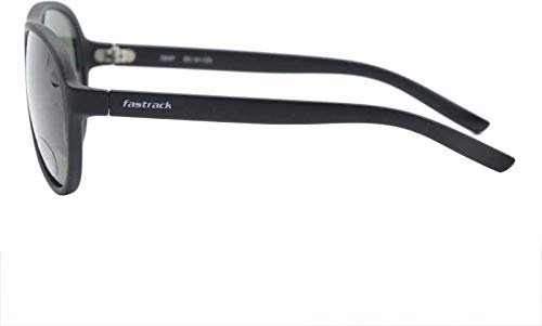 Fastrack Men's 100% UV protected Green Lens Pilot Sunglasses