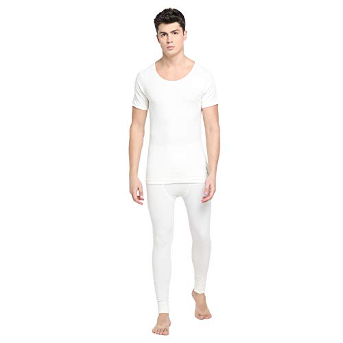 Levi's Men's Regular Fit Plain Thermal (038-THRML TOP-HS-Ivory-P1 L)