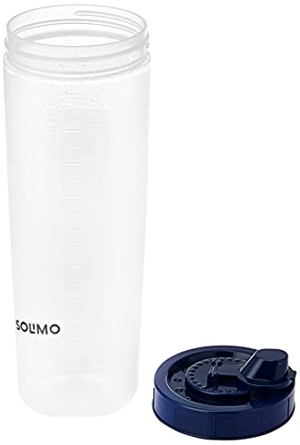 Amazon Brand - Solimo Plastic Oil Dispenser, Set Of 2 (1 L Each), Dark Blue, 1 liter