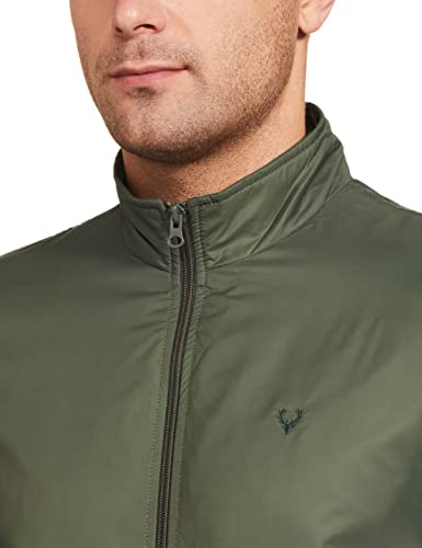 Allen Solly Men's A-Line Coat Jacket Green L