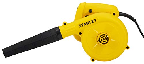 STANLEY STPT600 Blower for Clearing Away Dust Particles From Furniture, Cars, Windows & Other Rigid Surfaces, 600W Variable Speed, 1 Year Warranty (Yellow & Black)