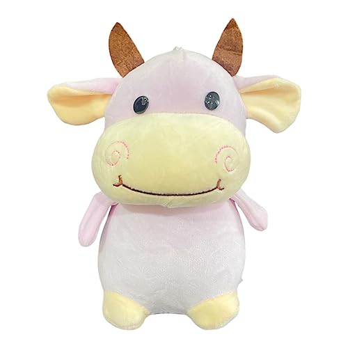 Storio Toy Cute Cow Plushie Soft Toys for Kids | Plush Soft Toys for Baby Boys and Girls | Animal Soft Toy for Kids -27 cm