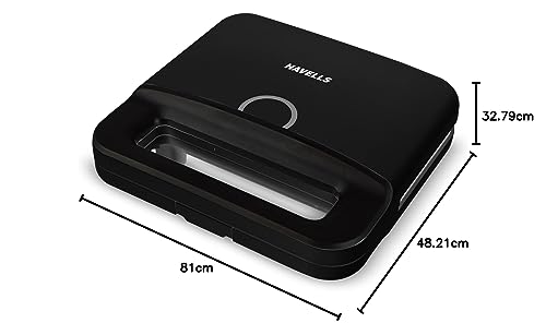 Havells Perfect Fill Plus 2 Slice 800 watt Grill Sandwich Maker (Black)