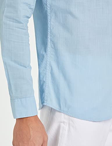 Allen Solly Men Slim Fit Shirt (ASSFWMOFX67262_Sky Blue_42_Sky Blue_42)