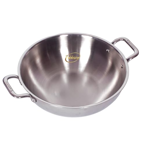 Fabbrizo Triply Non Stick Kadhai 28 cm Diameter-4L