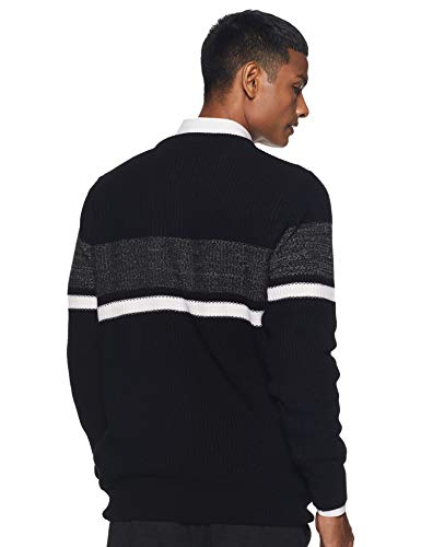 Amazon Brand - Symbol Men's Acrylic Sweater (SWR-19_Black_M)