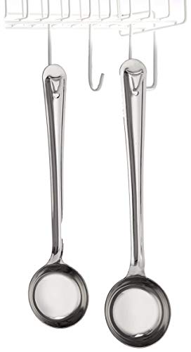 Amazon Brand - Solimo Stainless Steel Basting/Serving Ladle Set (2 pieces),25 centimeter